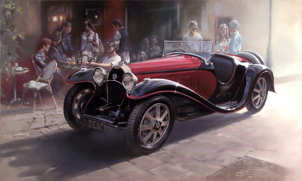 <p>Bugatti Type 55 Super Sport - 1932 - 1935</p>
<p>Original Oil Painting. <strong>Commissioned Work</strong></p>

